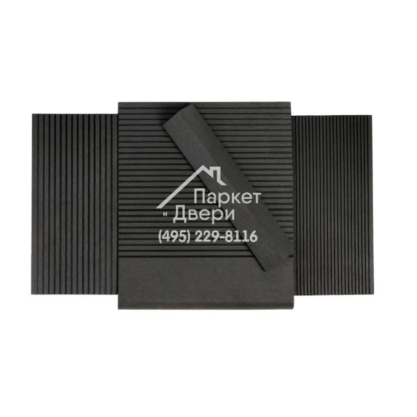 Ступень полнотелая черная WPS, 3000/4000x344x22-1