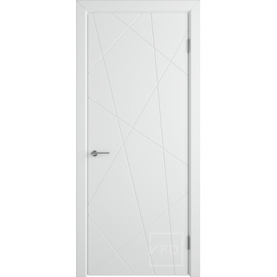Дверь межкомнатная  Flitta ДГ (Polar — Белая эмаль)
