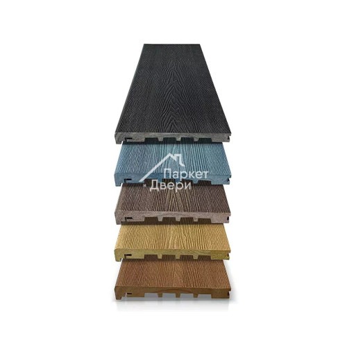 Ступени ДПК Deckline с 3D тиснением под дерево