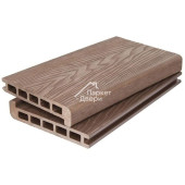 Ступени, Финишная доска Deckline  3000,4000х165х24мм  Венге, Шоколад, Графит, Бук, Серебро