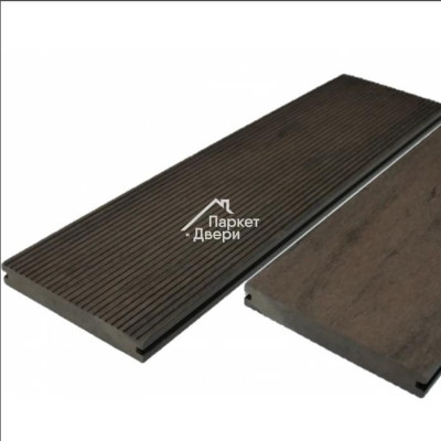 Террасная доска Woodvex Solid Colorite Венге (3м и 4м)x130x19