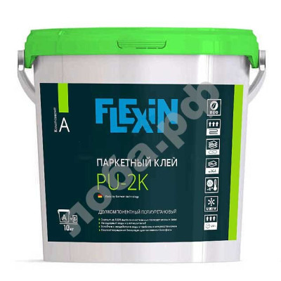 Двухкомпонентный полиуретановый паркетный клей FLEXIN PU-2K 10 кг