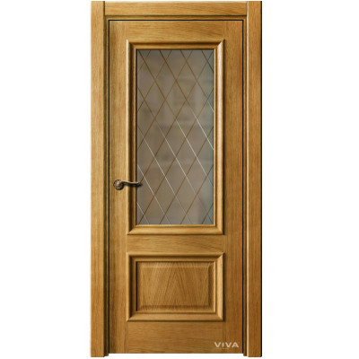 Дверь NuvaVIVA Premium (со стеклом)  / Натуральный дуб /