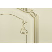Дверь Соло II (со стеклом) VIVA Versal / Эмаль слоновая кость, патина белое золото /