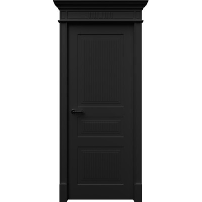 Дверь Межкомнатная ОФРАМ традиционная классика Рим Rim3 черная