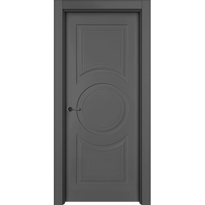 Дверь Межкомнатная ОФРАМ традиционная классика Метро Mt черная