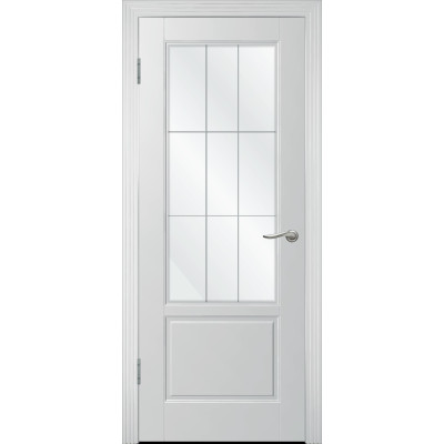 Дверь межкомнатная WanMark Скай-2  ПО белая эмаль, серая эмаль, светло-серая эмаль