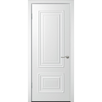 Дверь межкомнатная WanMark Гранд-1  ПГ белая эмаль