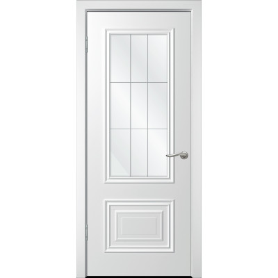 Дверь межкомнатная WanMark Гранд-1  ПО белая эмаль