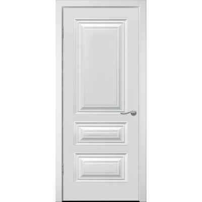 Дверь межкомнатная WanMark Симпл-3  ПГ белая эмаль