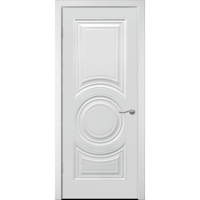 Дверь межкомнатная WanMark Симпл-4  ПГ белая эмаль
