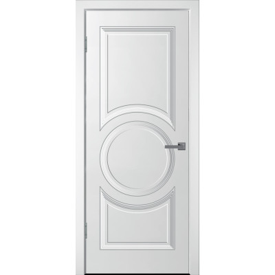 Дверь межкомнатная WanMark Уно-5  ПГ белая эмаль