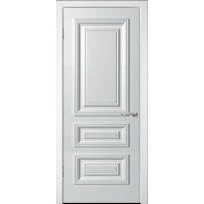 Дверь межкомнатная WanMark Дебют-3  ПГ белая эмаль