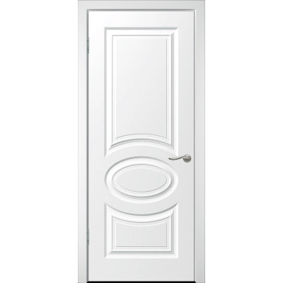 Дверь межкомнатная WanMark Виктория ПГ белая эмаль