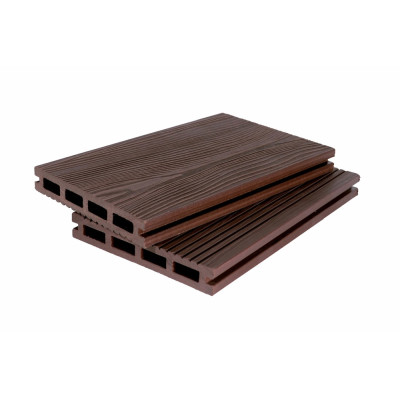 Террасная доска Дерево-Пласт 3D Шоколад 6000х147х23мм