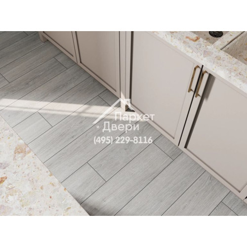 Ламинат EverSense Classic Дуб Виктория серый EL1053 1292х193х8мм 4v