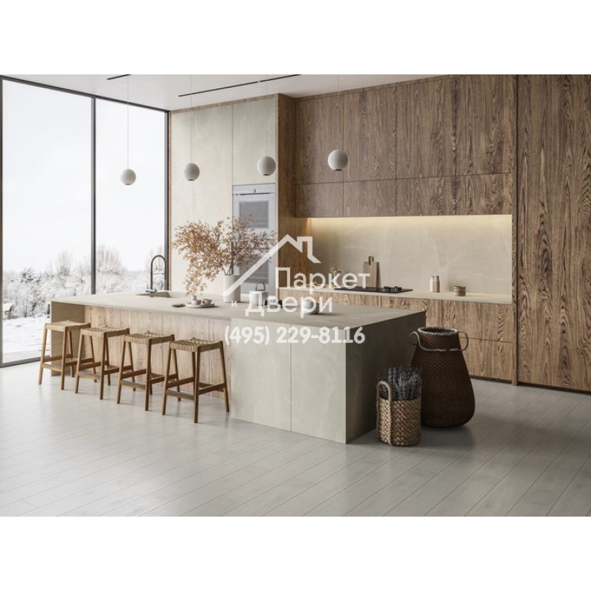 Ламинат EverSense Classic Дуб Шерман белый EL1054 1292х193х8мм 4v
