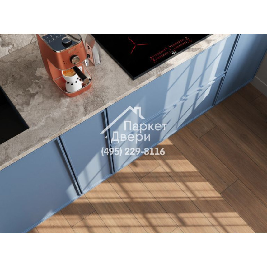 Ламинат EverSense Classic Дуб Каселла Коричневый EL2153 1292х193х8мм 4v-3