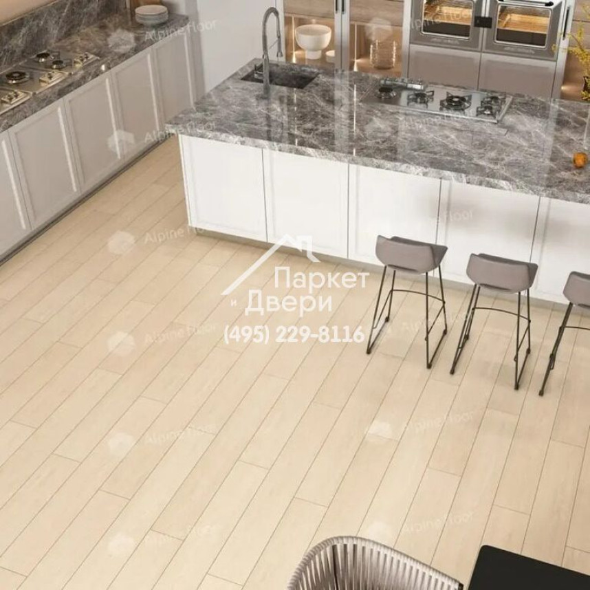 Виниловые полы Alpine Floor CLASSIC light Ясень Макао ЕСО 106-11 MC 1220х183х3.5-4