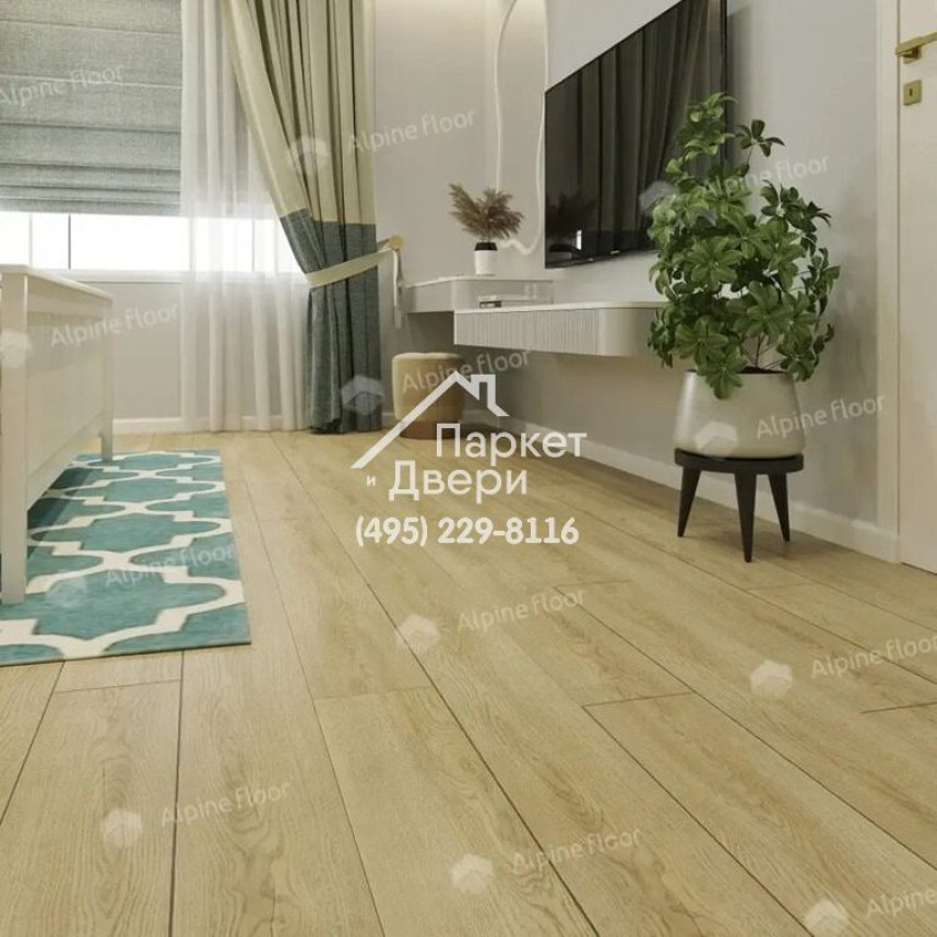 Виниловые полы Alpine Floor CLASSIC light Тисс ECO 135-66 MC 1220х183х3.5-3