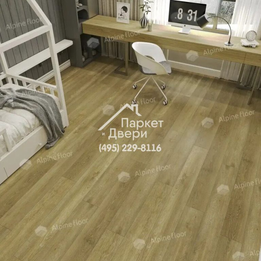 Виниловые полы Alpine Floor CLASSIC light Бук ECO 141-88 MC 1220х183х3.5-3