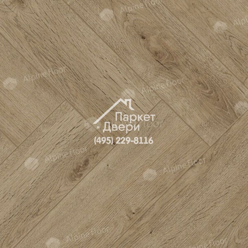Ламинат Alpine Floor Herringbone 12 Pro LF106-07 Дуб Прованс 606х101х12мм-1