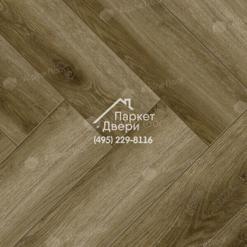 Ламинат Alpine Floor Herringbone 12 Pro LF106-09 Марсель 606х101х12мм-1