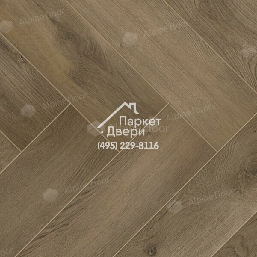 Ламинат Alpine Floor Herringbone 12 Pro LF106-11 Анжу 606х101х12мм-1