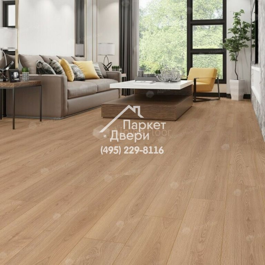 Ламинат Alpine Floor Legno Extra Дуб Элеганс L1009, 1200х192,5х8 мм