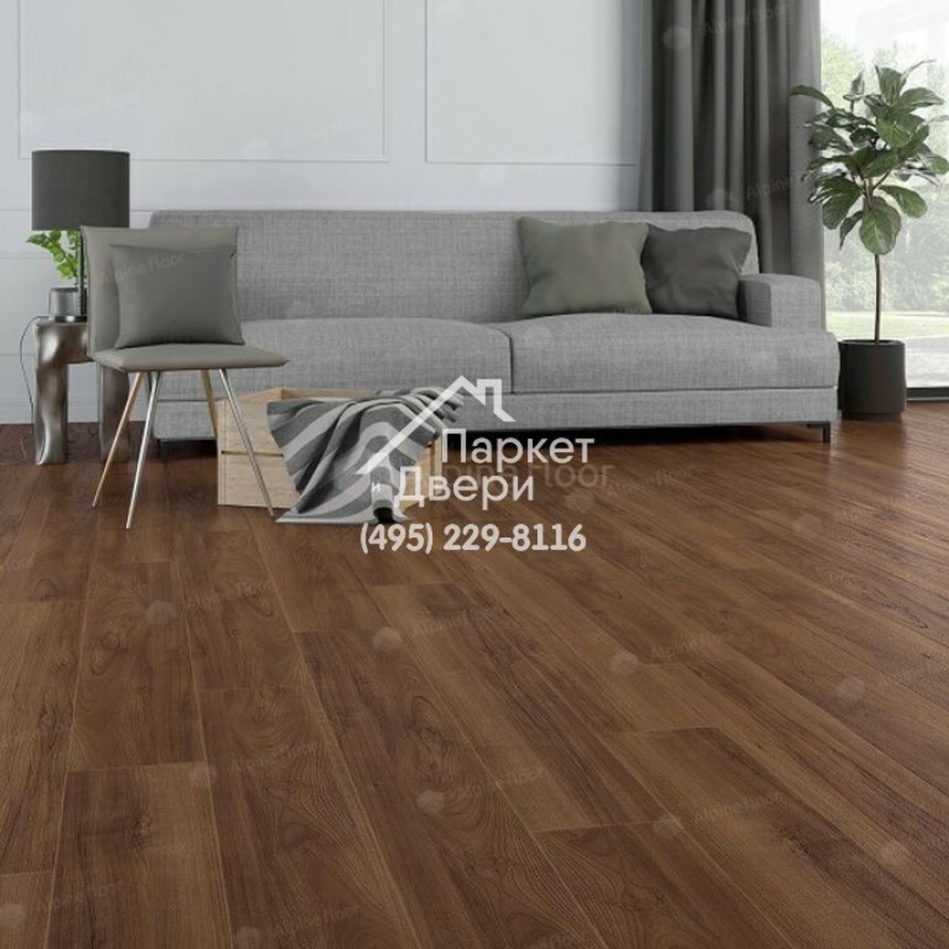 Ламинат Alpine Floor Premium Орех Р1004,1380х190х10 мм