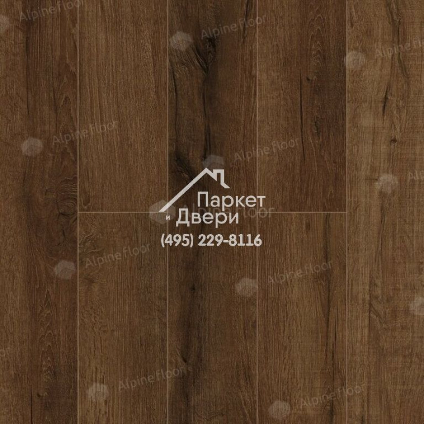 Виниловые полы Alpine Floor PREMIUM XL Дуб Шоколадный ABA ECO 7-18 1220х183х8мм