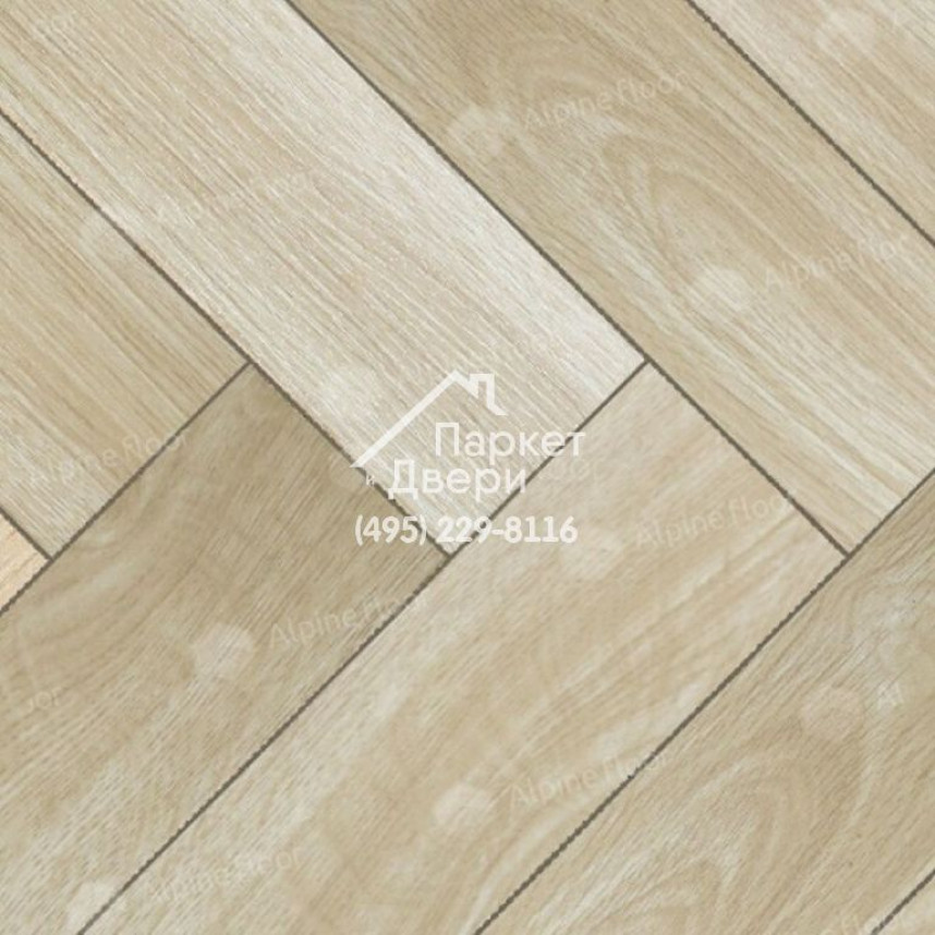 Ламинат Alpine Floor Herringbone 12 Дуб Тоскана LF 105-05 600х100х12мм