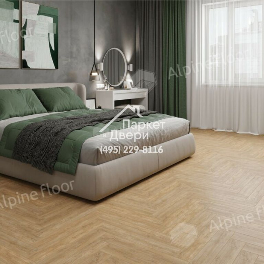 Ламинат Alpine Floor Herringbone 8 Pro Дуб Фландрия LF102-3 606x101x8 мм-1