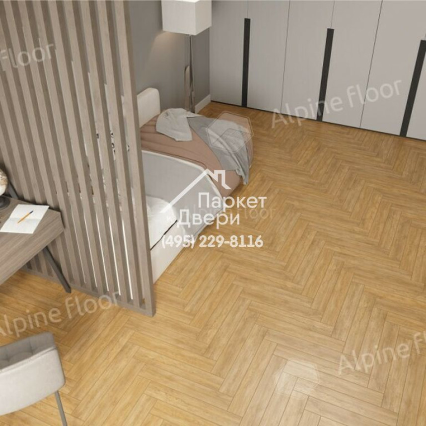 Ламинат Alpine Floor Herringbone 8 Pro Дуб Тулуза LF102-4 606x101x 8мм-1