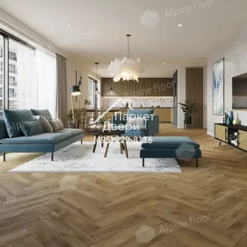 Ламинат Alpine Floor Ville 63262 Дуб Каррито 643x131х8-3