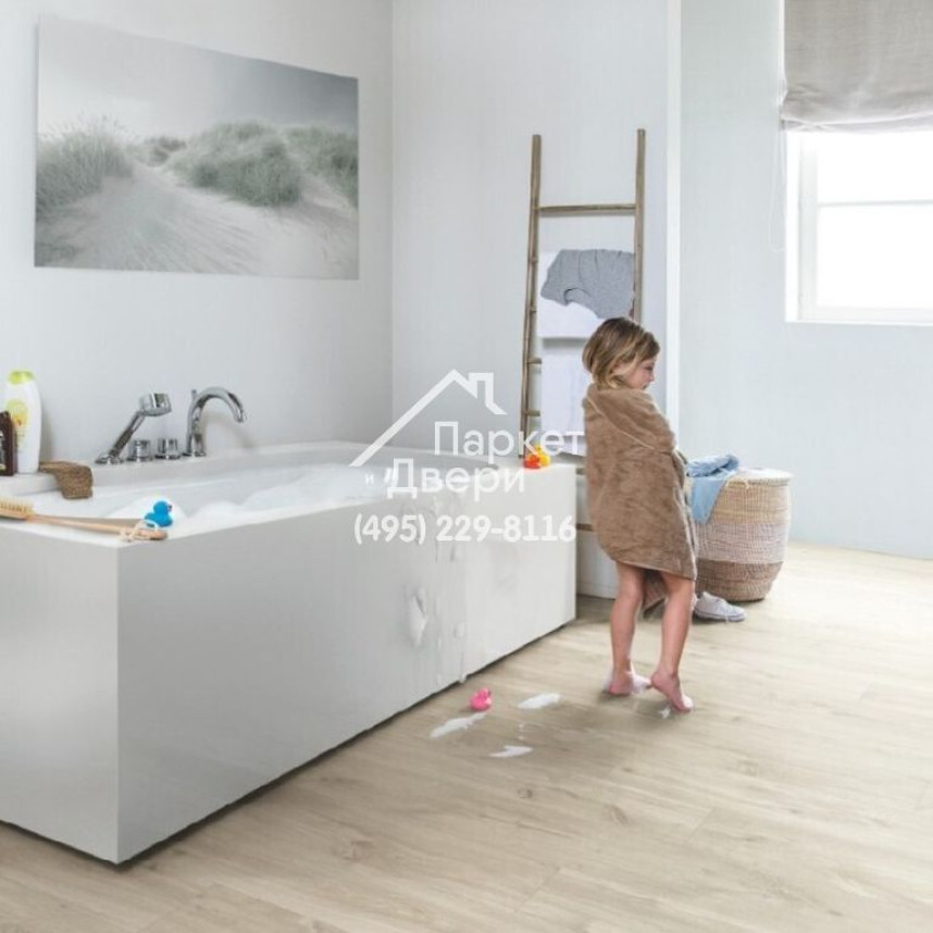 Виниловый пол Quick-Step Alpha Vinyl BLOS base Дуб каньон бежевый AVSPT40038 1251x189x4-3