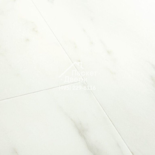 Виниловый пол Quick-Step Alpha Vinyl ORO base Мрамор каррарский белый AVSTT40136 610x303x4