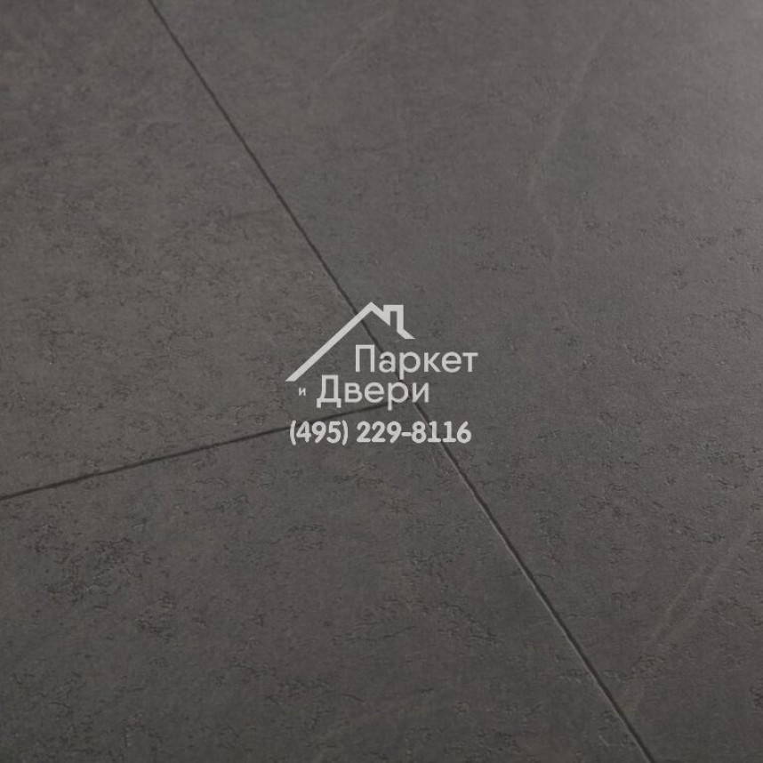 Виниловый пол Quick-Step Alpha Vinyl ORO base Сланец черный AVSTT40035 610x303x4-3