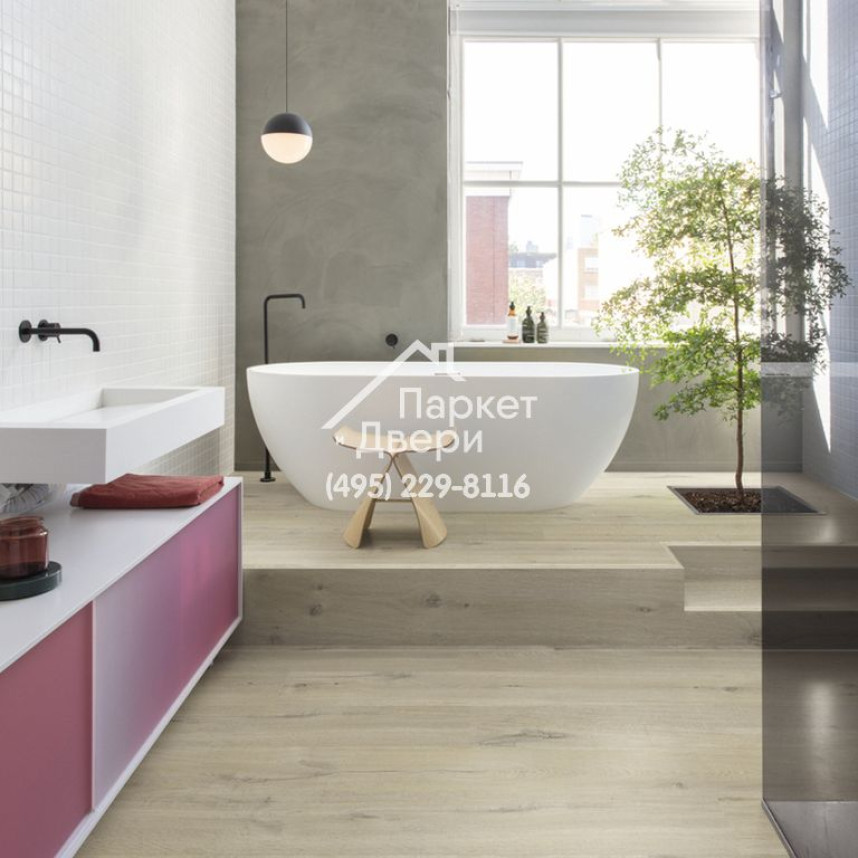 Виниловый пол Quick-Step Alpha Vinyl BLOOM AVMPU 40103 Дуб хлопковый бежевый 1494x209x6-3