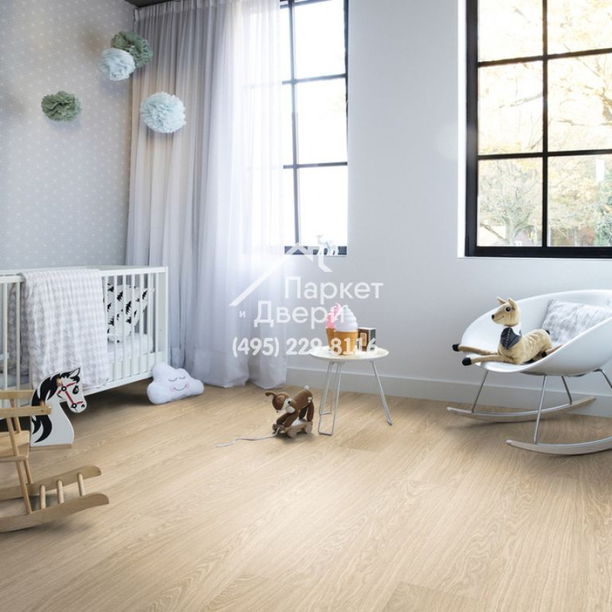 Виниловый пол Quick-Step Alpha Vinyl BLOOM AVMPU 40097 Дуб чистый румяный 1494x209x6-3
