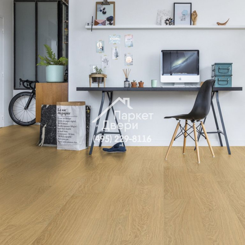 Виниловый пол Quick-Step Alpha Vinyl BLOOM AVMPU 40098 Дуб чистый медовый 1494x209x6-3