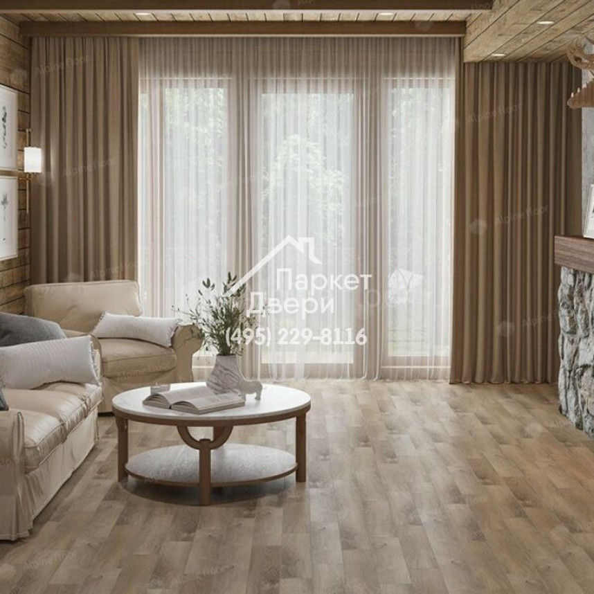 Виниловые полы Alpine Floor PARQUET LIGHT Дуб Синистра ЕСО 13-17 600х125х4