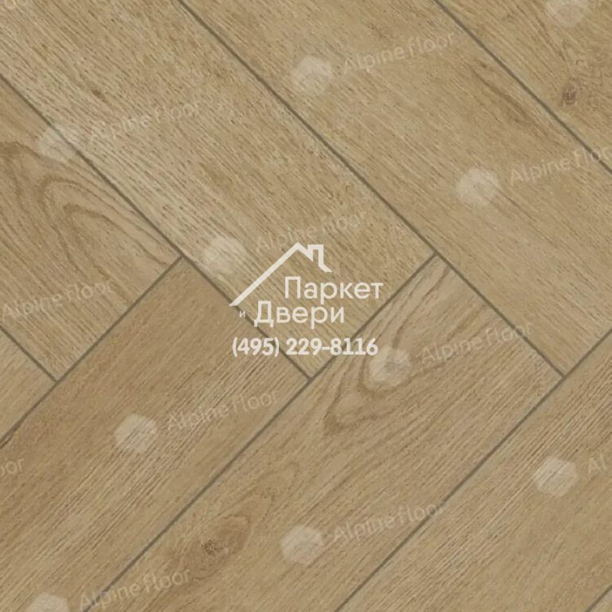 Ламинат Alpine Floor Herringbone 10 Дуб Молизе LF107-08, 600х100х10мм
