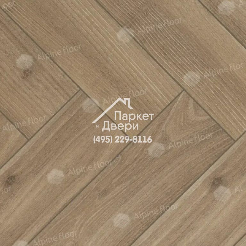 Ламинат Alpine Floor Herringbone 10 Дуб Венето LF107-10, 600х100х10 мм