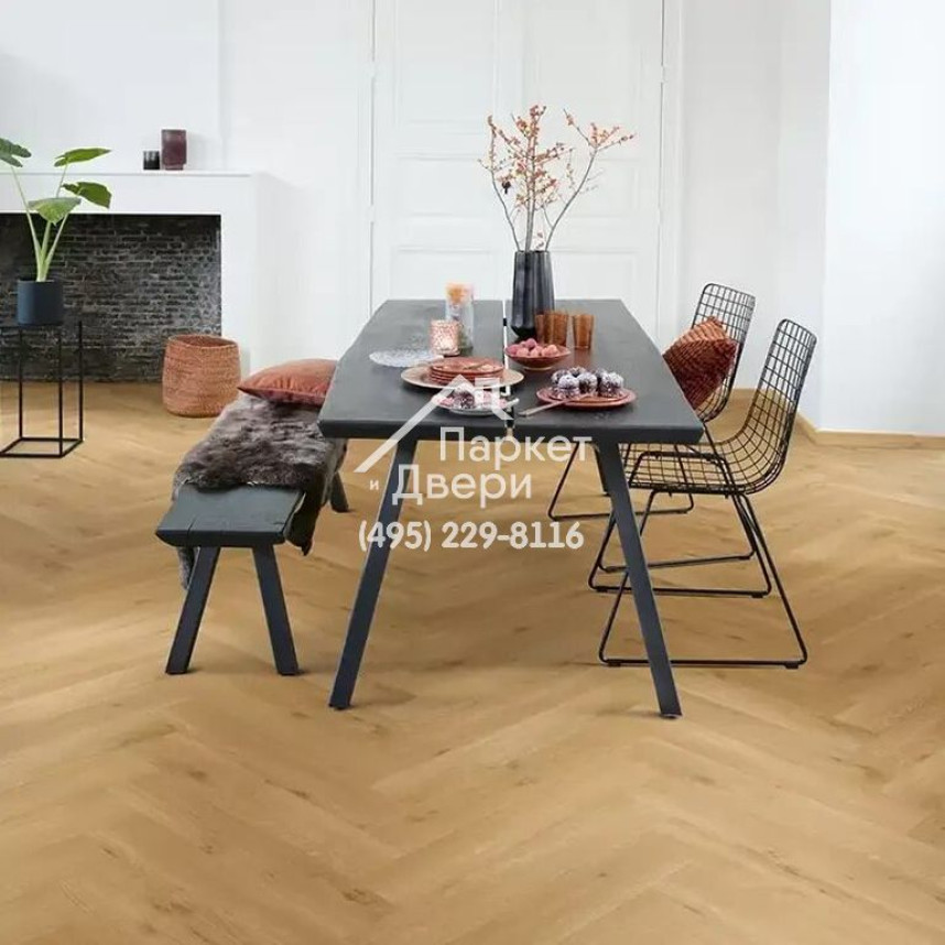 Виниловый пол Quick-Step PRISTINE, Дуб Мoрской бpиз теплый медoвый SGHBC20327, 740x129x2,5-4