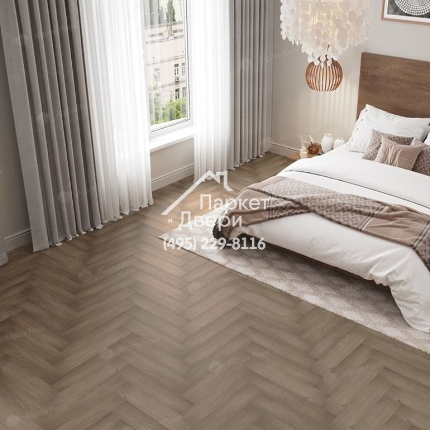 Виниловые полы Alpine Floor PARQUET LVT ДУБ НАСЫЩЕННЫЙ ЕСО 16-7 590х118х2.5-3