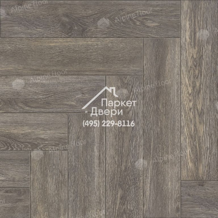 Виниловые полы Alpine Floor PARQUET LVT ДУБ ВЕНГЕ ГРЕЙ ЕСО 16-8 590х118х2.5
