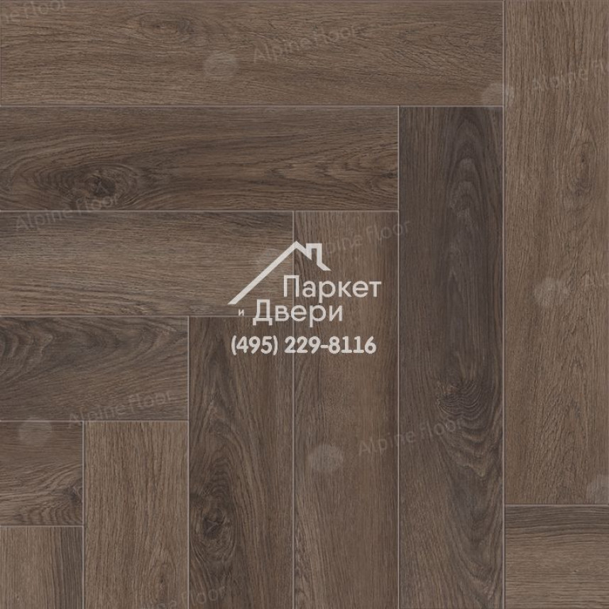 Виниловые полы Alpine Floor PARQUET LVT ДУБ ФАФНИР ЕСО 16-16 590х118х2.5-1