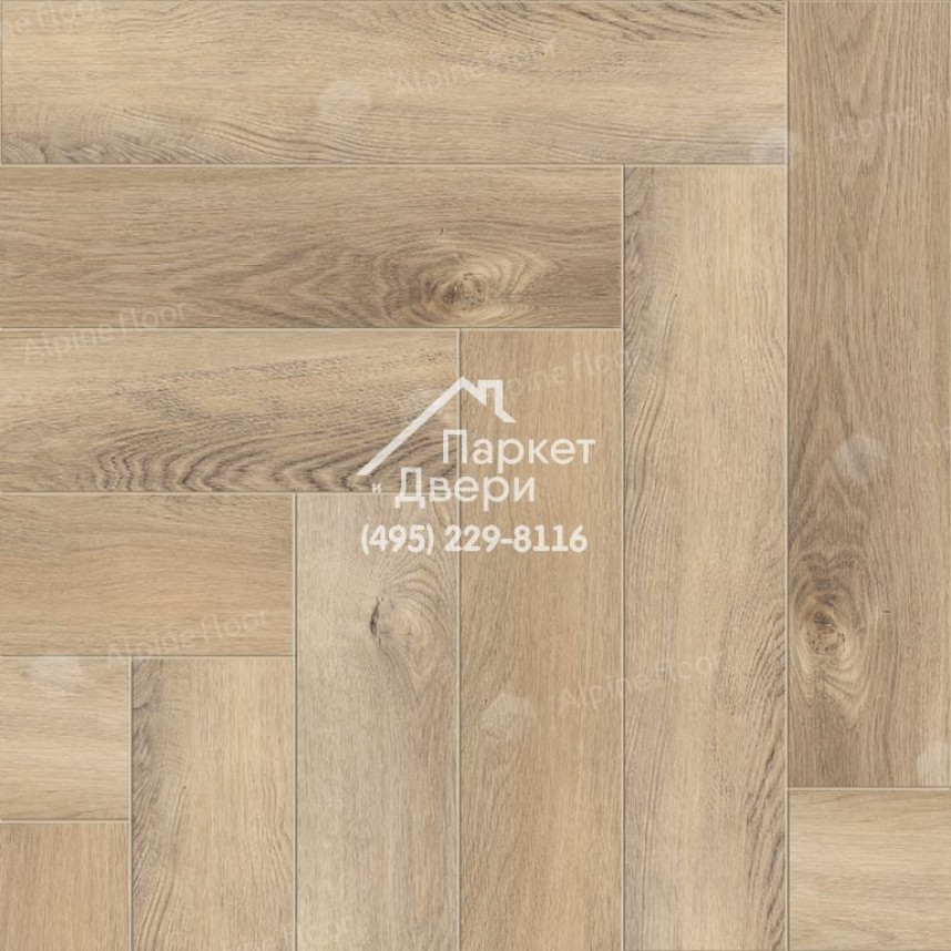 Виниловые полы Alpine Floor PARQUET LVT ДУБ САНИСТРА ЕСО 16-17 590х118х2.5-1