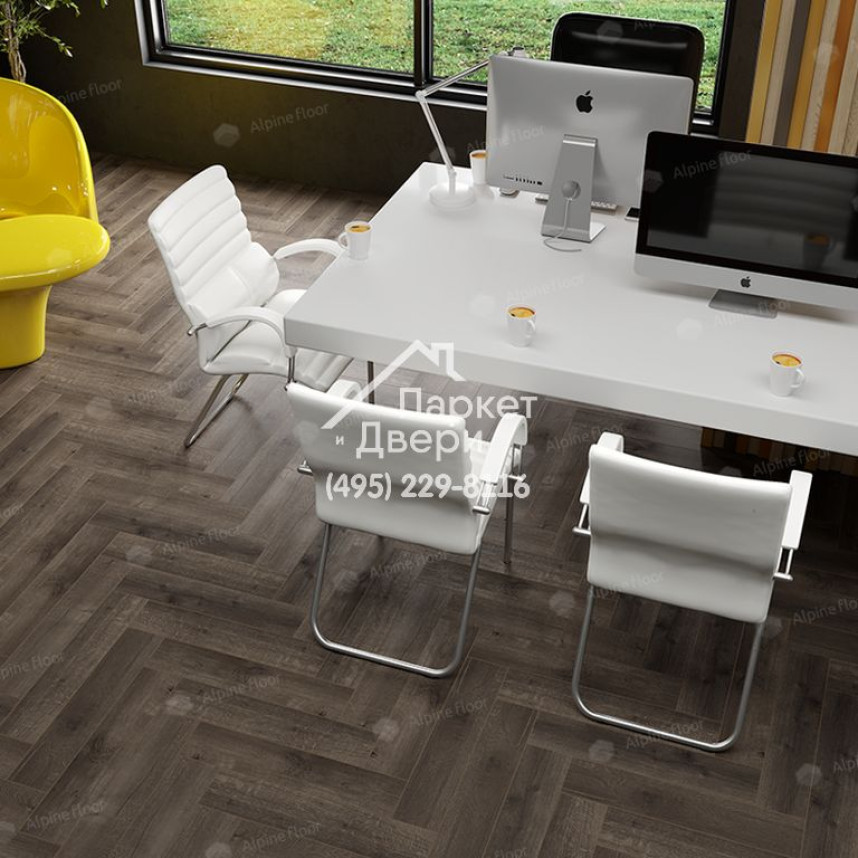 Виниловые полы Alpine Floor PARQUET LVT ДУБ АНТАРЕС ЕСО 16-19 590х118х2.5-3